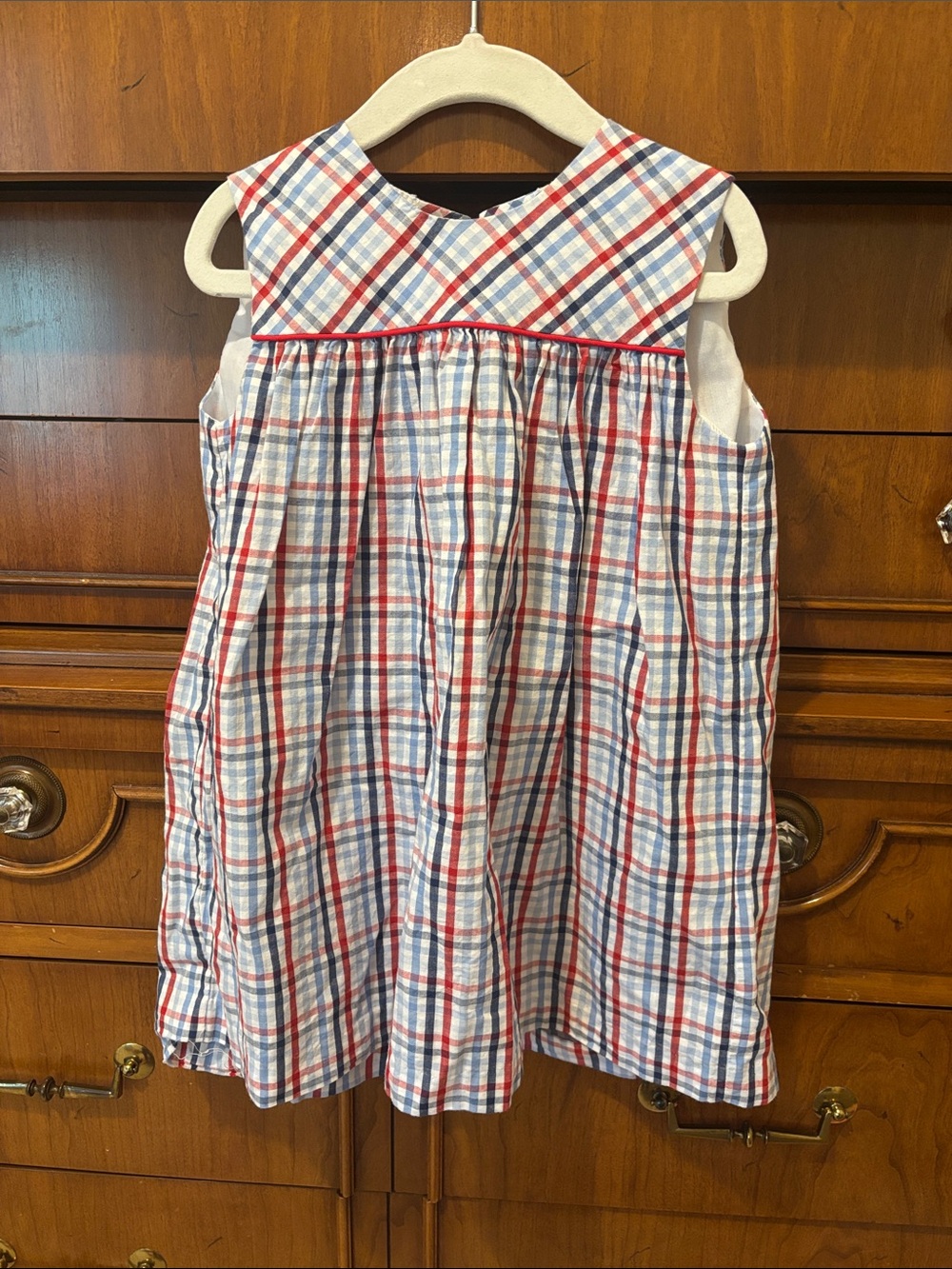 Little English plaid sundress